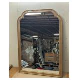 30" x 42" French Country Wall Mirror - Light Brown