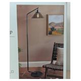 Smoked Glass Floor Lamp Black - Threshold™