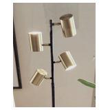 Dean Spotlight Floor Lamp Black/Brass: Touch Sensor, Adjustable Heads - Threshold™