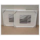 Pair of 2 - 14" x 18" Matted to 8" x 10" Thin Gallery Frame - Threshold™