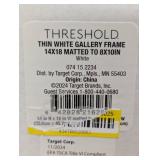 Pair of 2 - 14" x 18" Matted to 8" x 10" Thin Gallery Frame - Threshold™