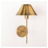 Metal Sconce Wall Light (Includes LED Light Bulb) Brass