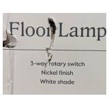 Modern Ring Floor Lamp - Threshold™ - Brushed Nickel