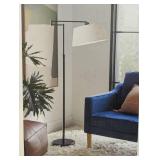 Traditional Oil Rubbed Swing Arm Floor Lamp Brown - Threshold™