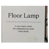 Traditional Oil Rubbed Swing Arm Floor Lamp Brown - Threshold™