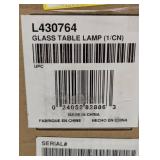 Signature Design by Ashley Lemmitt Table Lamp: Crystal Accents, Drum Shade