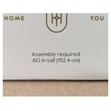 Oak Wood Tripod Floor Lamp Dark Brown - Threshold™