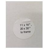 20" x 30" Poster Frame Light Wood - Threshold™ - Matted 11" x 14"