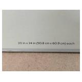 (Set of 2) 20" x 24" Abstract Shapes Framed Canvas Brown - Threshold™ designed with Studio McGee