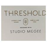 (Set of 2) 20" x 24" Abstract Shapes Framed Canvas Brown - Threshold™ designed with Studio McGee