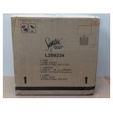 Deondra Metal Table Lamp Gray: Contemporary Design, Whitewash Finish