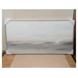 47" x 24" Haze Framed Wall Canvas