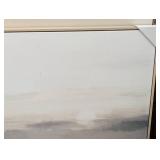 47" x 24" Haze Framed Wall Canvas