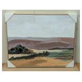 30" x 24" Landscape Framed Canvas Natural - Threshold™