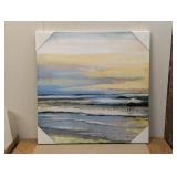 35" x 35" Tonal Tides by Studio Arts Canvas Art Print - Masterpiece