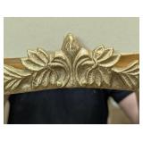 20"x30" Decorative Gold Wall Mantle Mirror Gold - Heavy