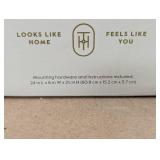 24" Floating Wood Shelf - Threshold™ - Black