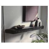 36" Floating Wood Shelf - Threshold™ - Black