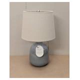 Assembled Ceramic Table Lamp Gray - Threshold™
