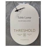 Assembled Ceramic Table Lamp Gray - Threshold™