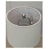 Assembled Ceramic Table Lamp Gray - Threshold™