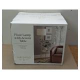 Floor Lamp with Marble Table - Threshold™