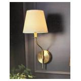 Battery Operated Candelabra Wall Sconce - Gold