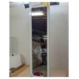 14.81" x 50.75" Over the Door Mirror - Room Essentials™ - White