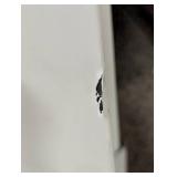 14.81" x 50.75" Over the Door Mirror - Room Essentials™ - White - Minor Chip on Frame