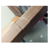 20" x 65" Wood Ladder Standing Mirror Brown - Threshold™: Easel Back, Full Body, Floor-Length - Cosmetic on Frame