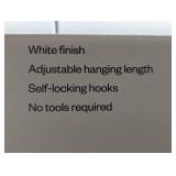 14.81" x 50.75" Over the Door Mirror - Room Essentials™ - White - Minor Chip on Frame