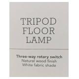 Modern Tripod Floor Lamp Natural