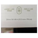 20"x30" Decorative Gold Wall Mantle Mirror Gold - Heavy