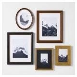 Set of 5 Real Wood Gallery Frames - Threshold™ designed with Studio McGee: Modern Wall Decor, Pine Material, Multisize