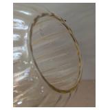 12" Premium Glass Pumpkin - Beige Tint