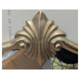 36" x 24"Decorative Wall Mirror Gold -  Modern Powder-Coated Metal