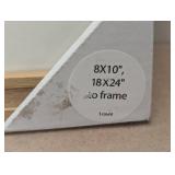 18"x24" Matted to 8"x10" - Matted Gallery Frame Natural Wood