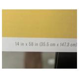 14"x58" Easel Mirror Black