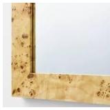 24"x30" Burl Wood Wall Mirror - Threshold™ designed with Studio McGee