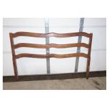Vintage Wooden Headboard 56" wide