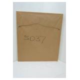 Framed Floral Print. Matted. 29" tall by 33" wide