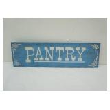 Decorative wooden Pantry Sign 24" wide by 7" high