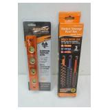 9" Aluminum Torpedo Level & Socket Storage Rail Set