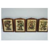 Vintage Hummel Art Prints (4ct)