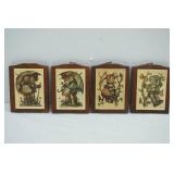 Vintage Hummel Art Prints (4ct)