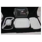 Pampered Chef Chillzanne Rectangle Server 13"x10"