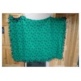 Fleece Shamrock Blanket (approx. 5.5