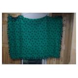 Fleece Shamrock Blanket (approx. 5.5