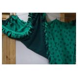 Fleece Shamrock Blanket (approx. 5.5
