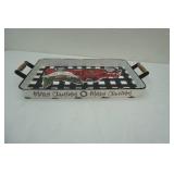 Merry Christmas Truck Enamel Tray (NEW/LIKE NEW)